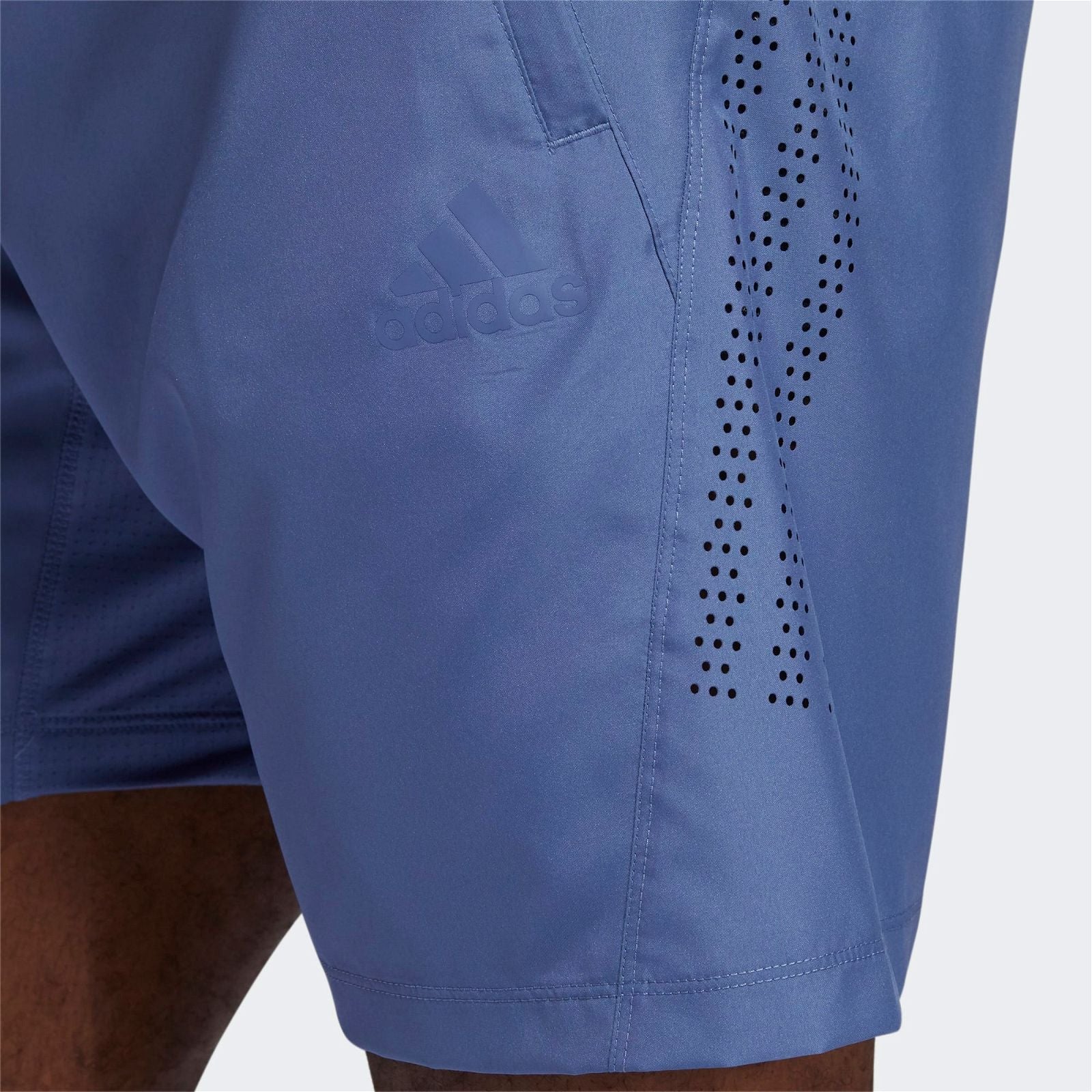 adidas 3-Stripes 8-Inch Shorts - Blue - ViaductClothing -  -  