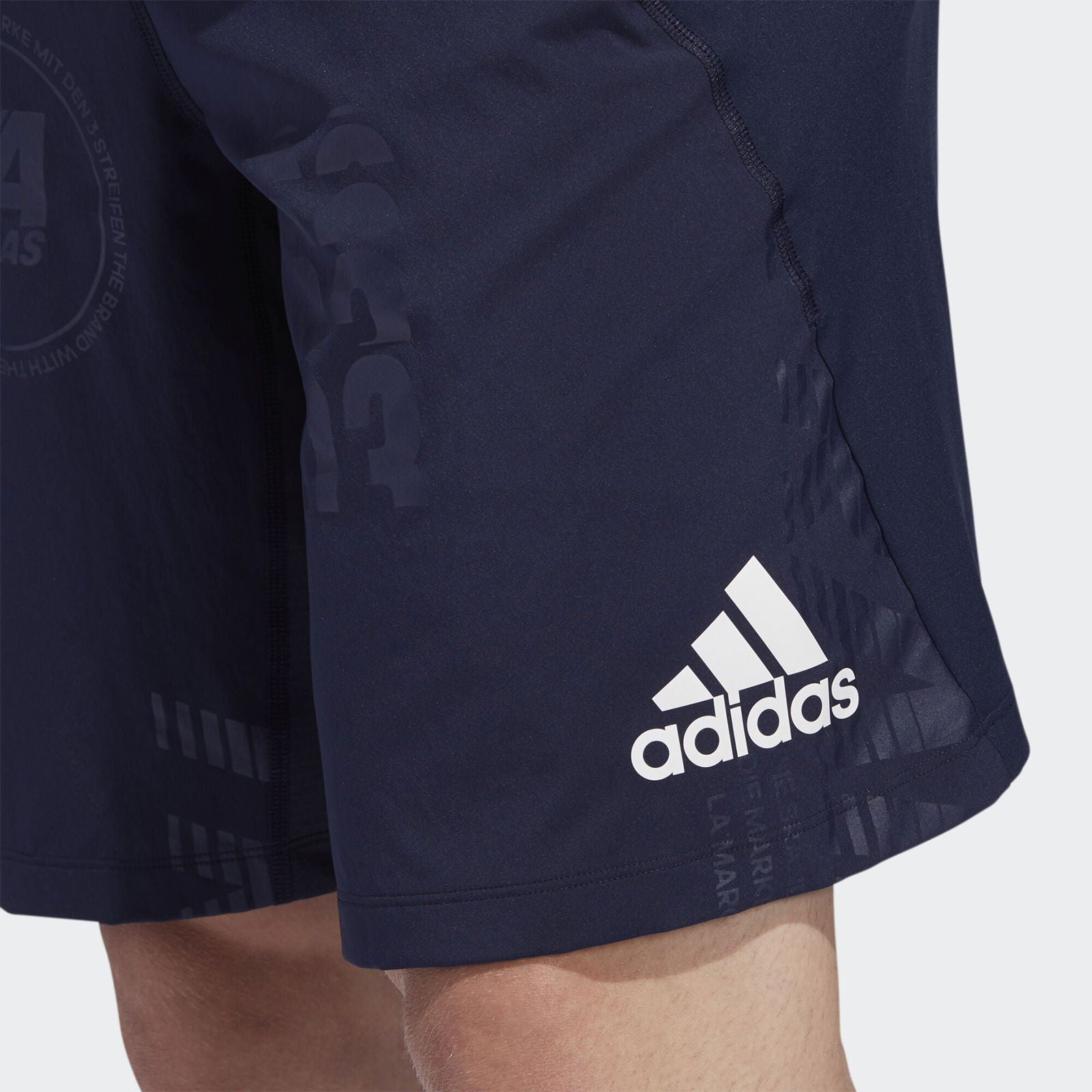 adidas 4KRFT Daily Press Shorts - Navy - ViaductClothing -  -  