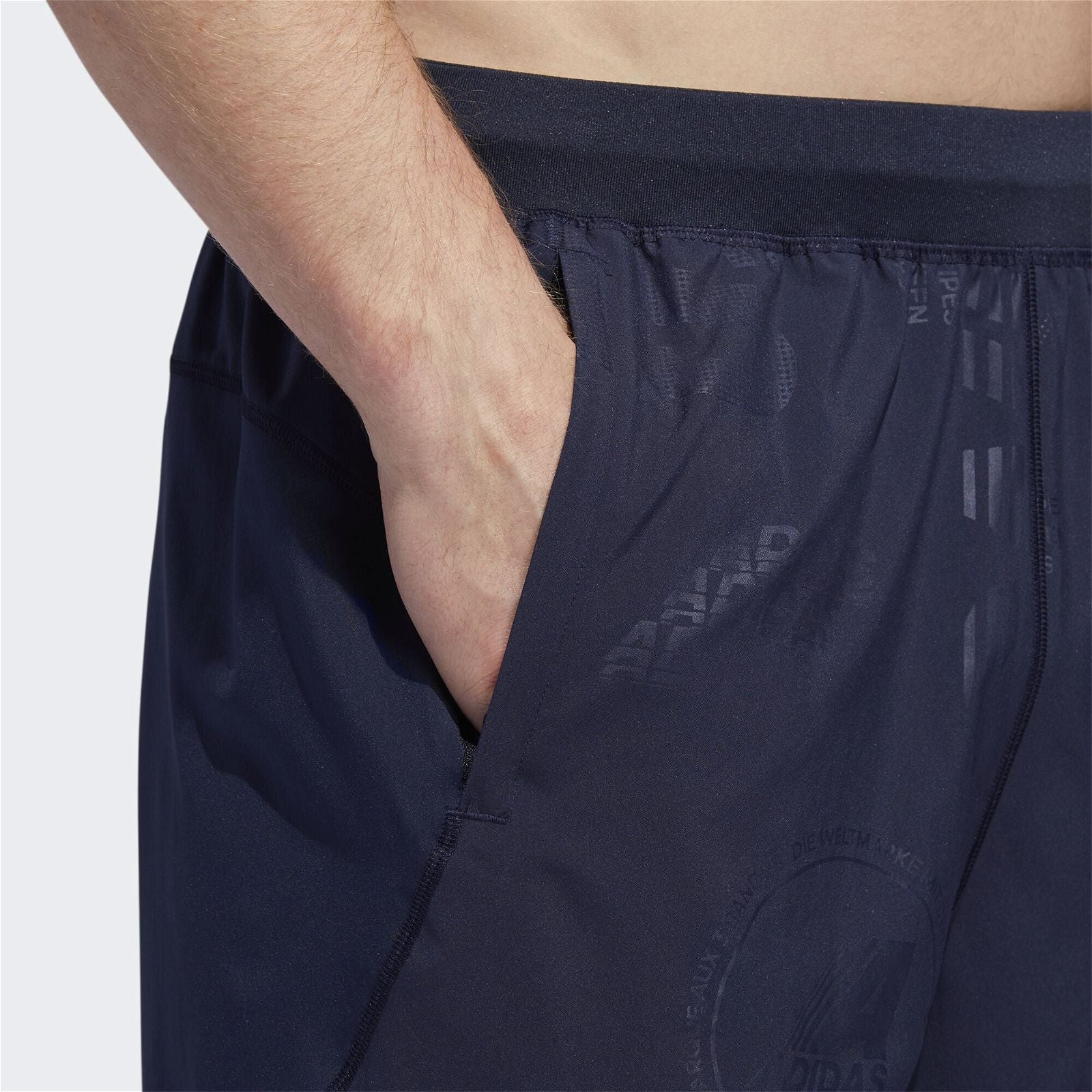 adidas 4KRFT Daily Press Shorts - Navy - ViaductClothing -  -  