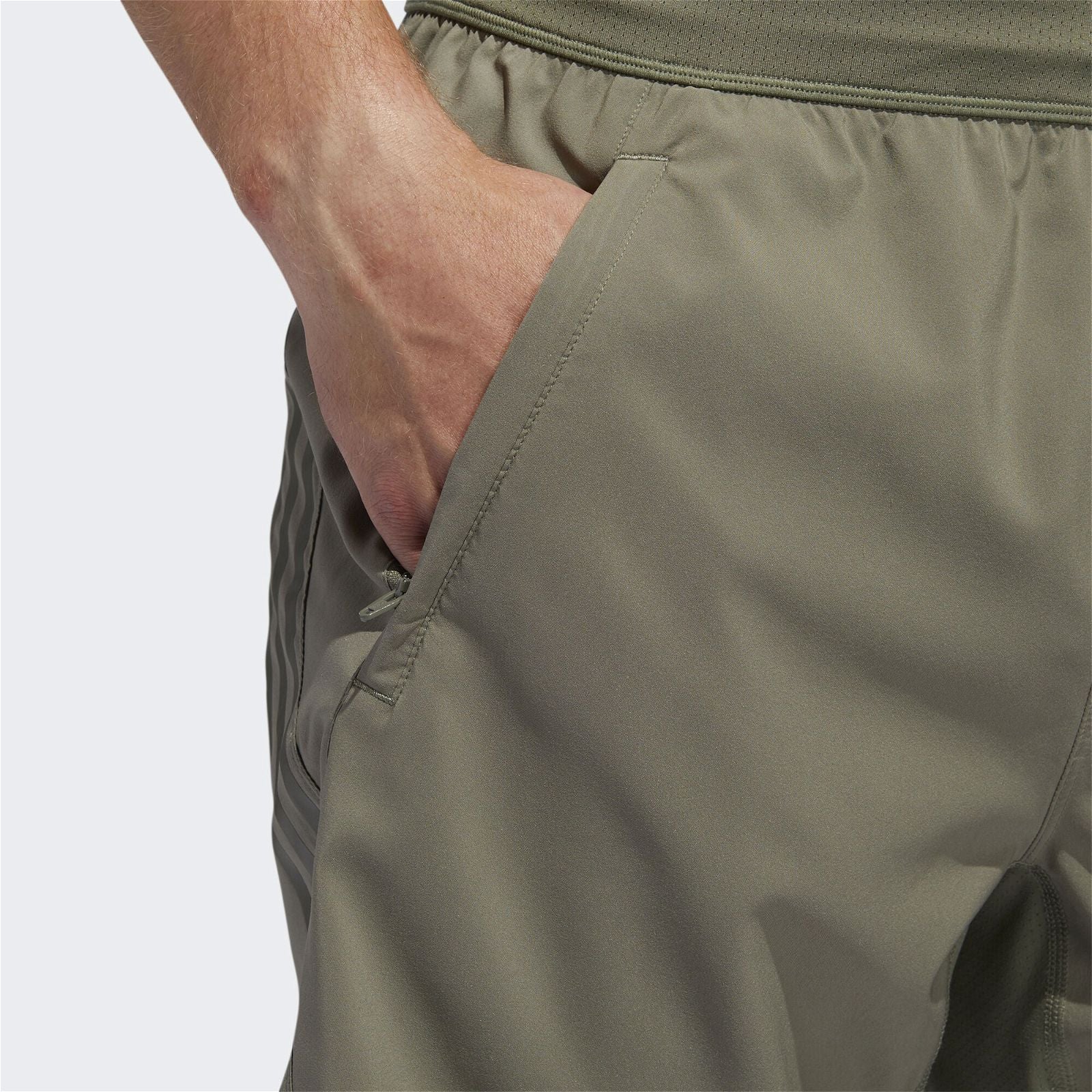 adidas AEROREADY 3-Stripes 8-Inch Shorts - Green - ViaductClothing -  -  