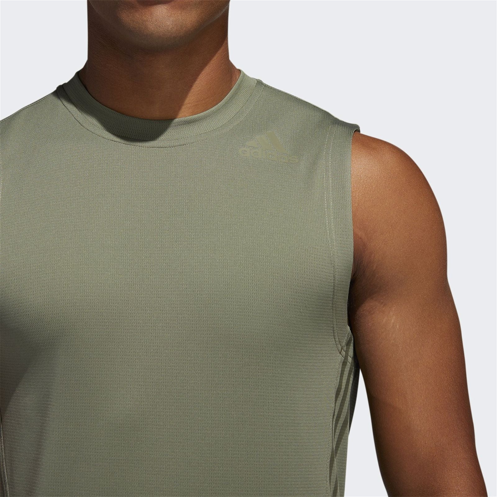 adidas AEROREADY 3-Stripes Tee Tank - Green - ViaductClothing -  -  