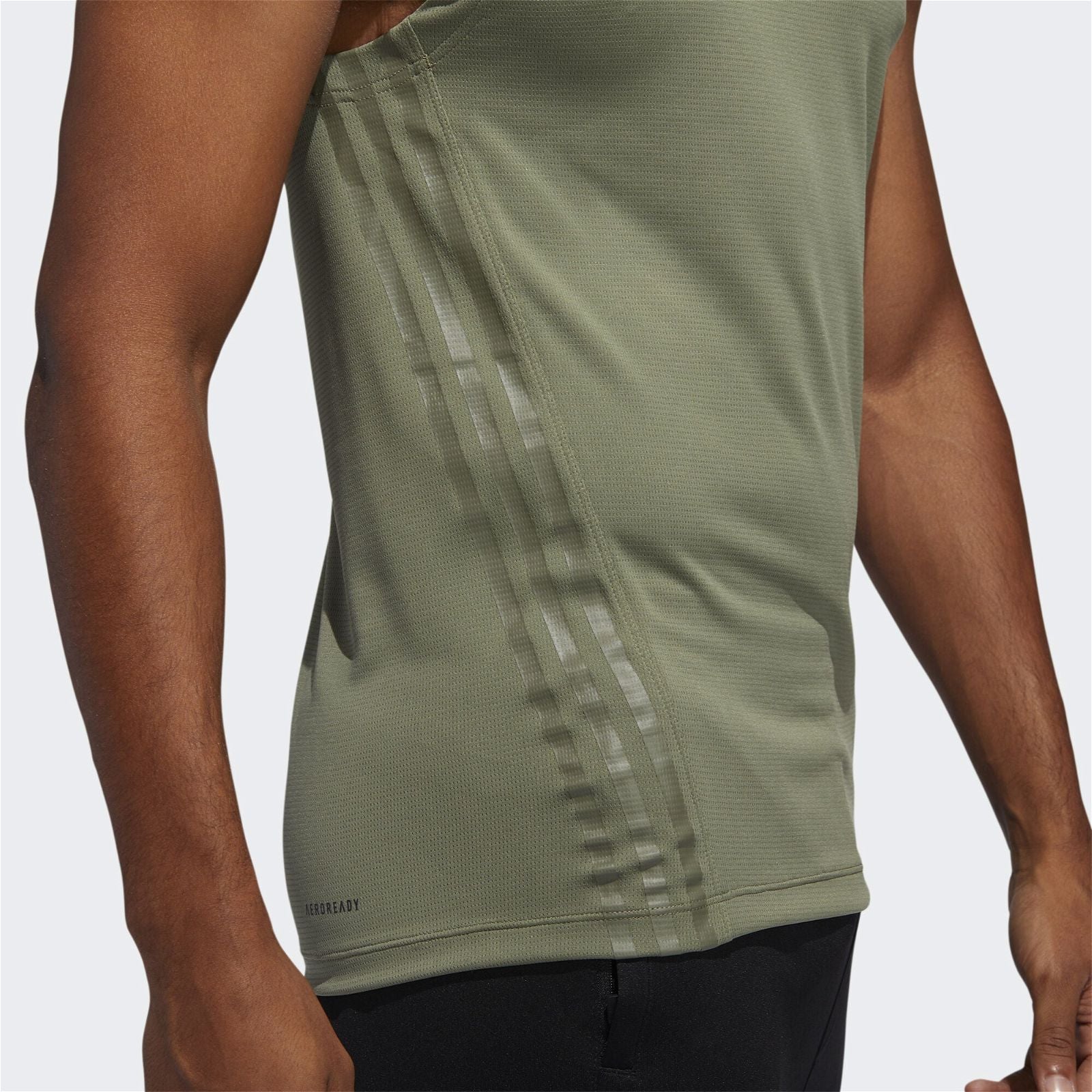 adidas AEROREADY 3-Stripes Tee Tank - Green - ViaductClothing -  -  