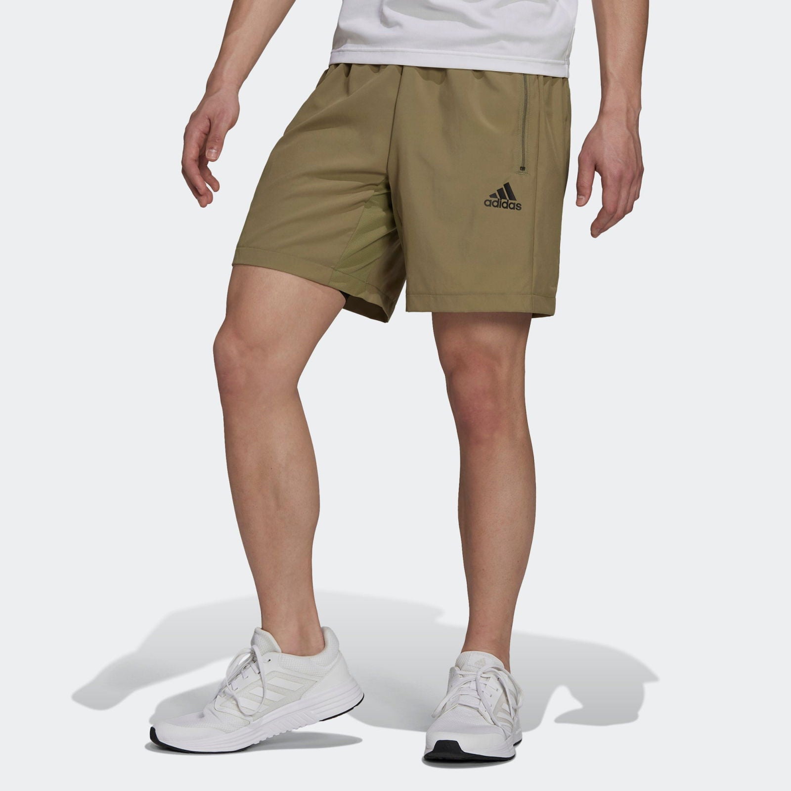 adidas AEROREADY Designed to Move Woven Sport Shorts - Orbit Green - ViaductClothing -  -  