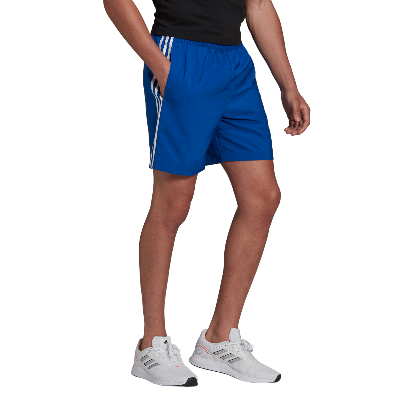 adidas AEROREADY Essentials Chelsea 3-Stripes Shorts - Blue - ViaductClothing -  -  