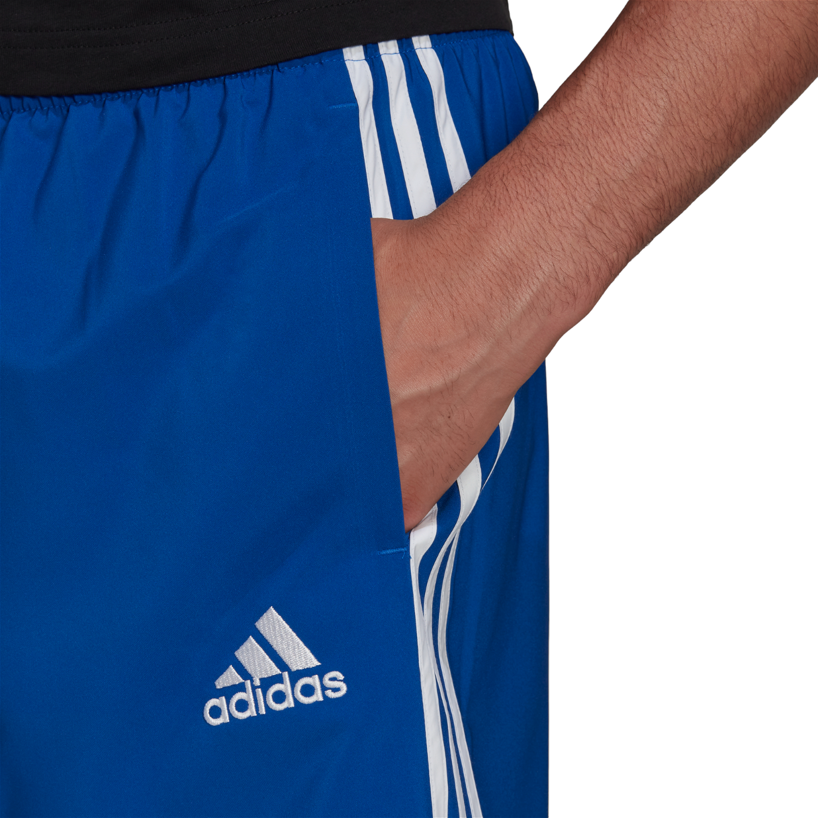 adidas AEROREADY Essentials Chelsea 3-Stripes Shorts - Blue - ViaductClothing -  -  
