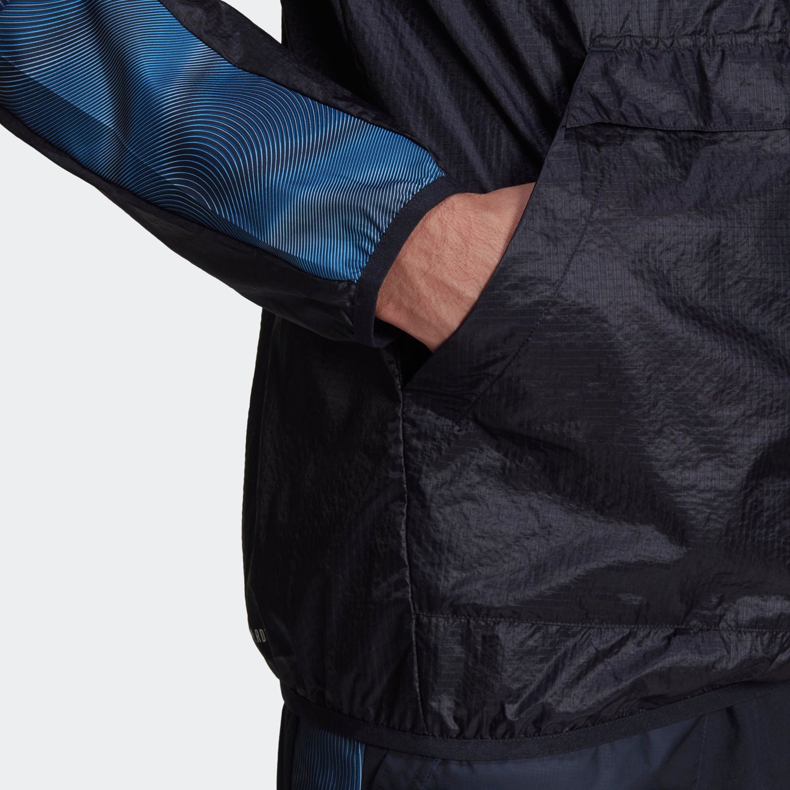 adidas AEROREADY Seasonals Sport Windbreaker - Legend Ink Navy - ViaductClothing -  -  