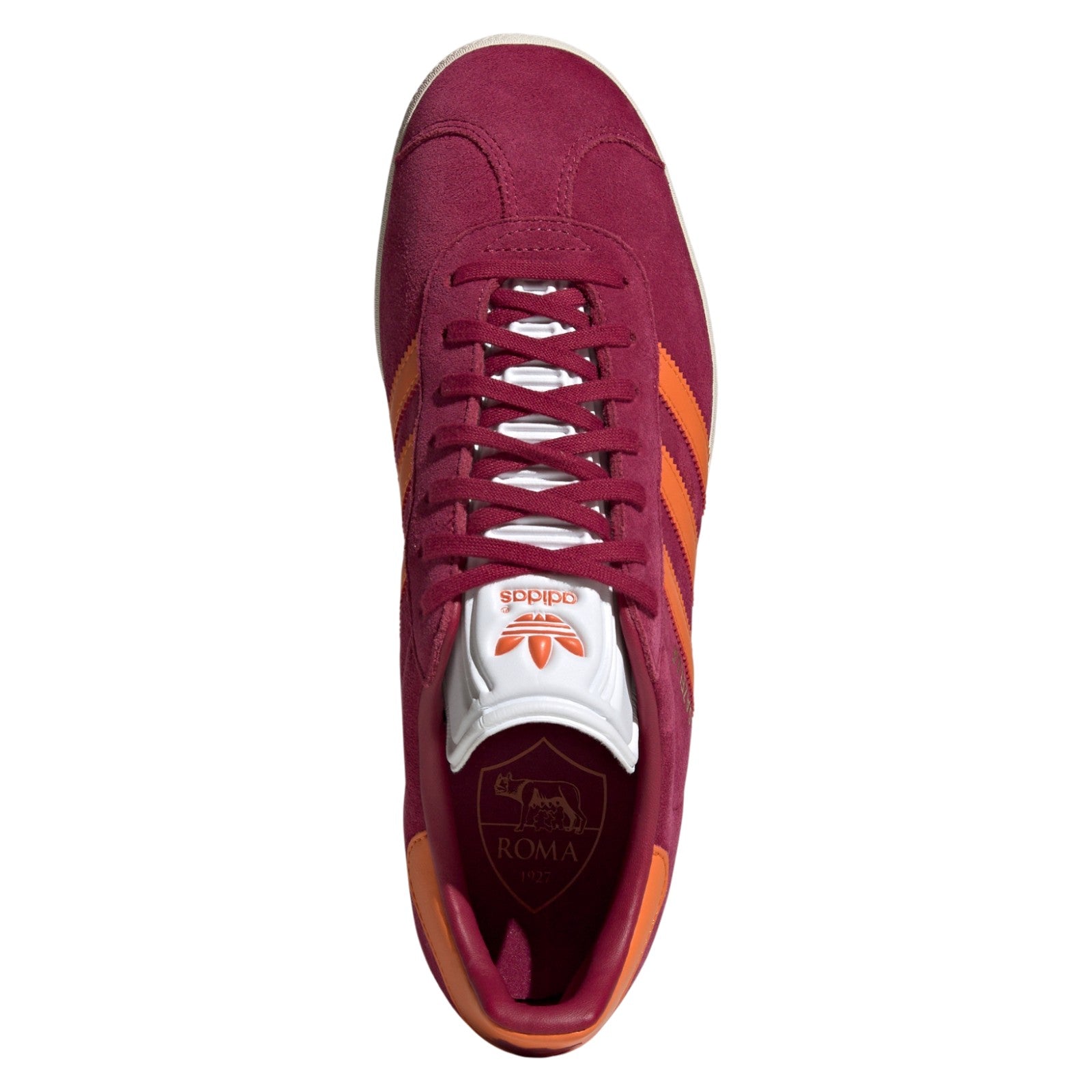 adidas Originals AS Roma Bring Back Gazelle Shoes - Legacy Burgundy / Unity Orange