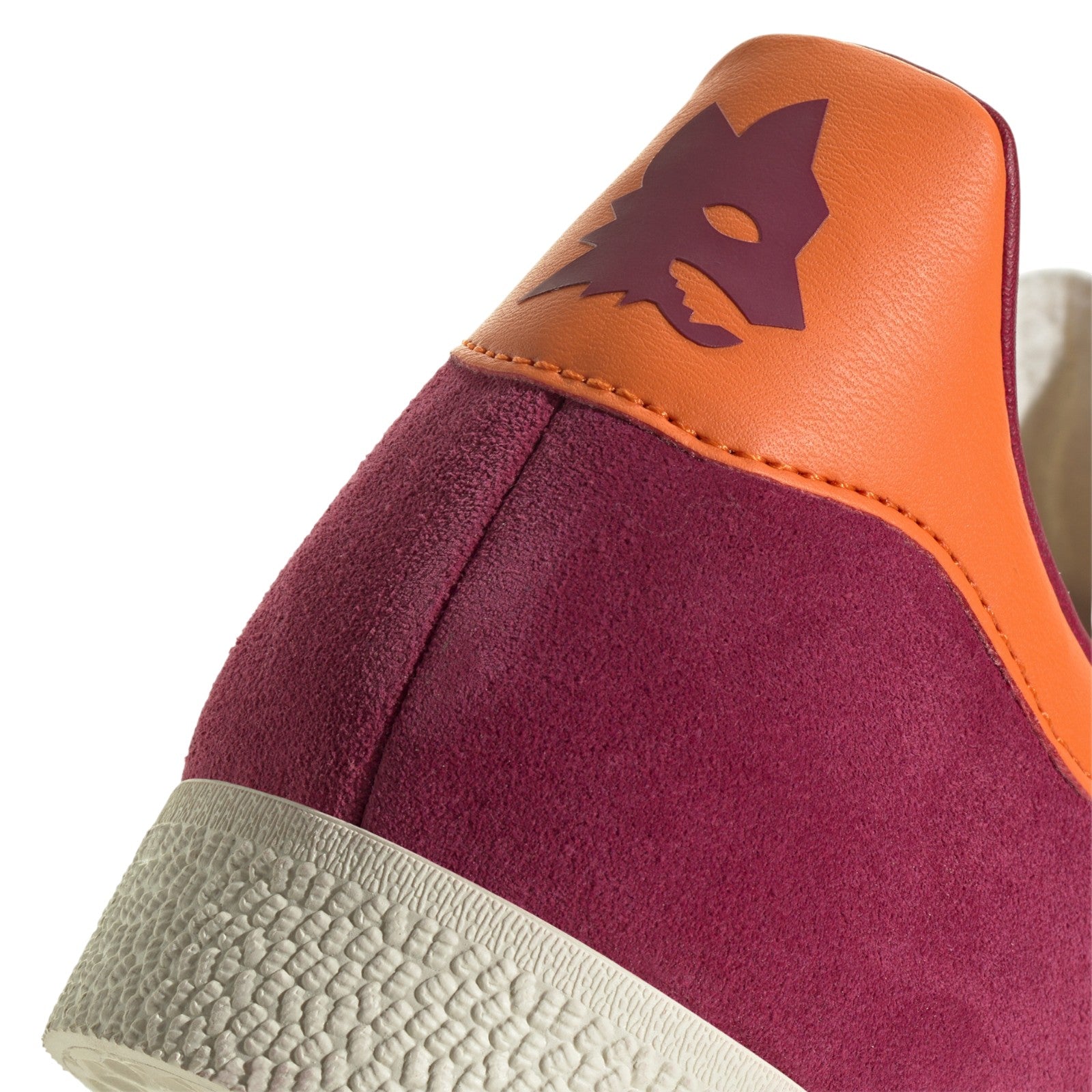 adidas Originals AS Roma Bring Back Gazelle Shoes - Legacy Burgundy / Unity Orange