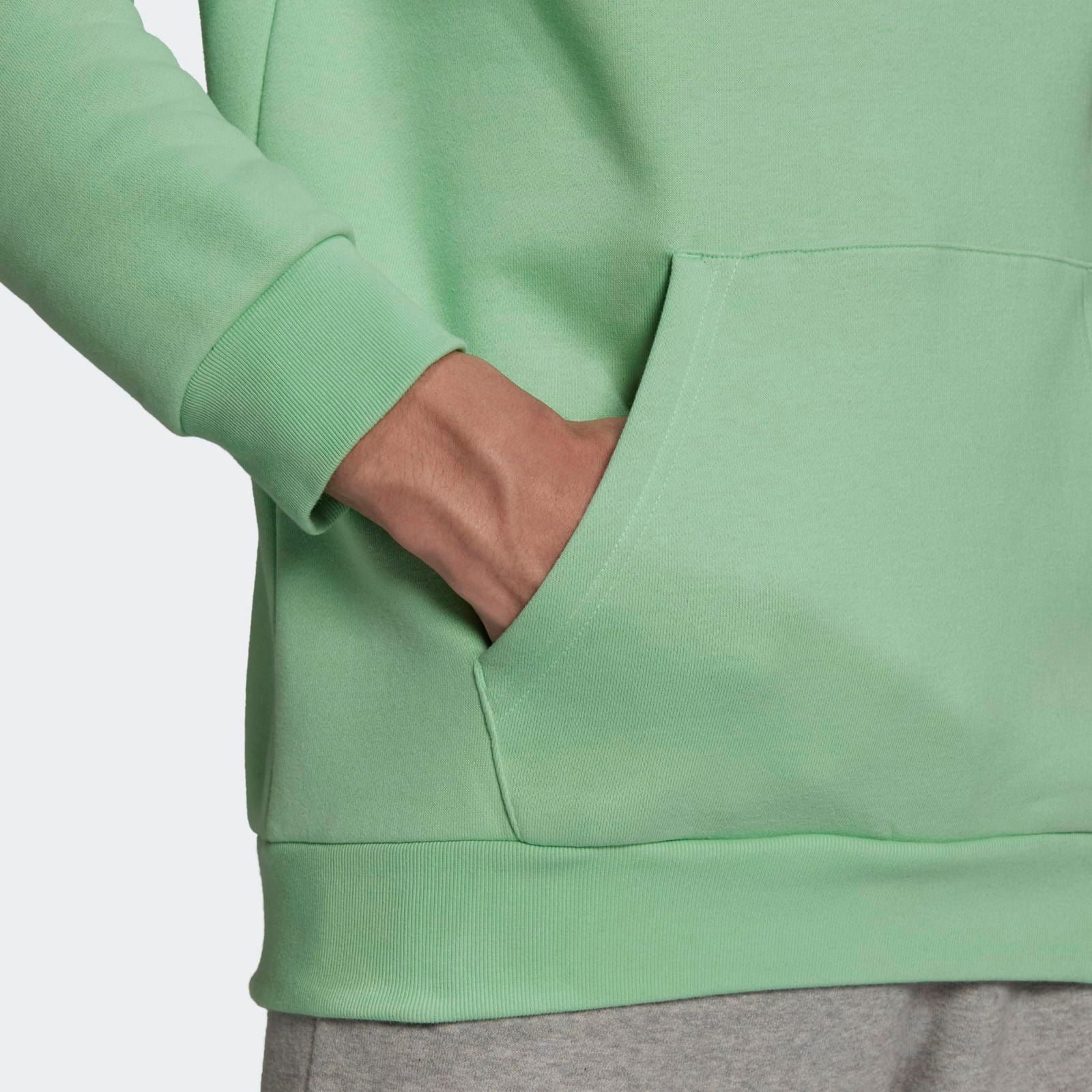 adidas Adicolor Essentials Trefoil Hoodie - Glory Mint - ViaductClothing -  -  