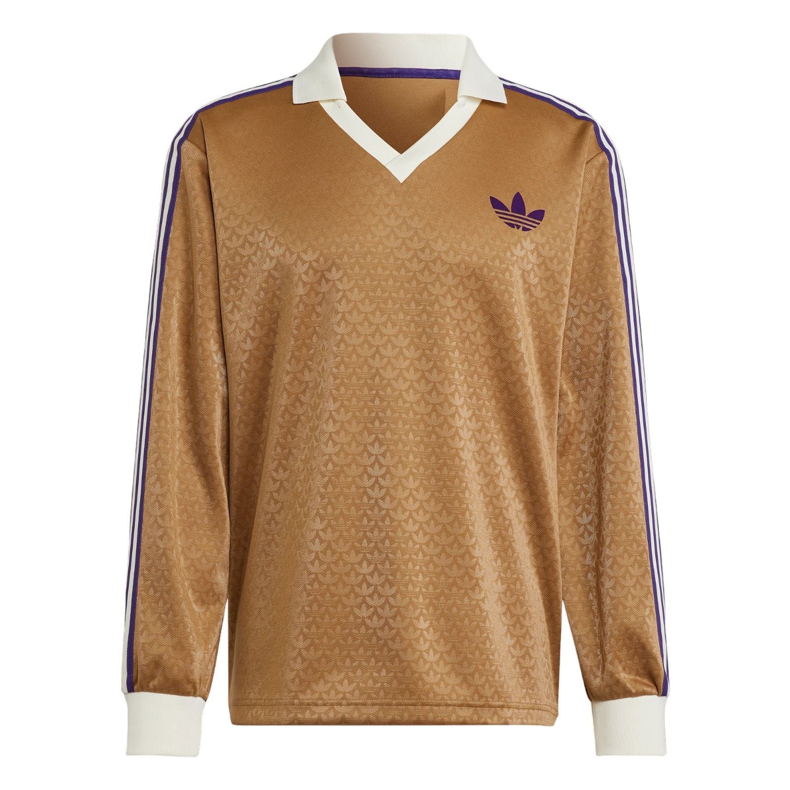 adidas Adicolor Heritage Now Vintage Long Sleeve Tee - Brown - ViaductClothing -  -  