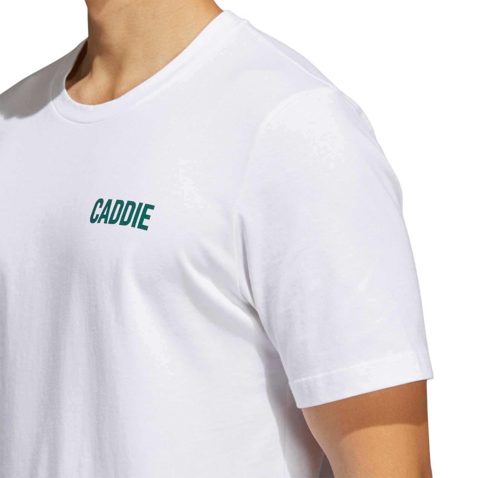 adidas Adicross Caddie Golf T-Shirt - White - ViaductClothing -  -  