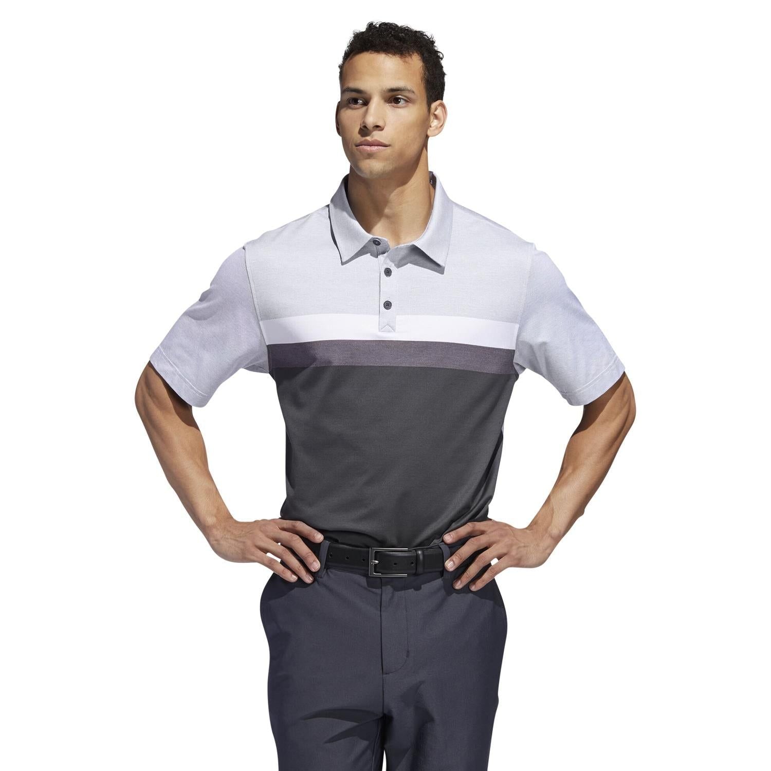 adidas Adipure Premium Engineered Polo Shirt - Grey - ViaductClothing -  -  