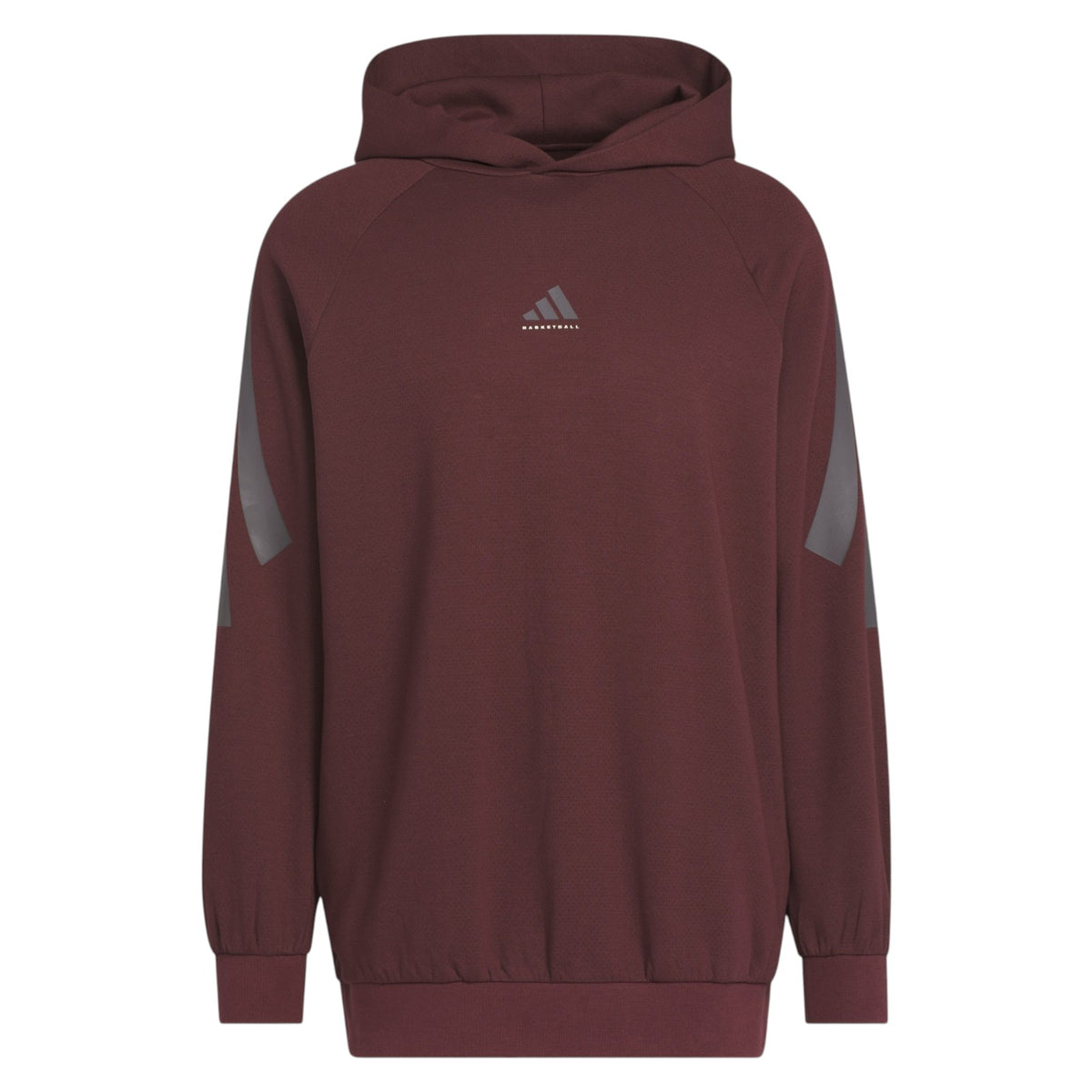 adidas Basketball Spacer Hoodie - Burgundy
