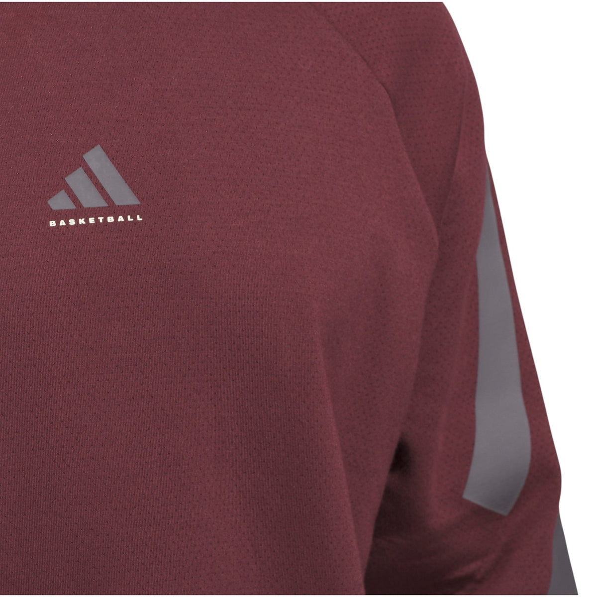 adidas Basketball Spacer Hoodie - Burgundy