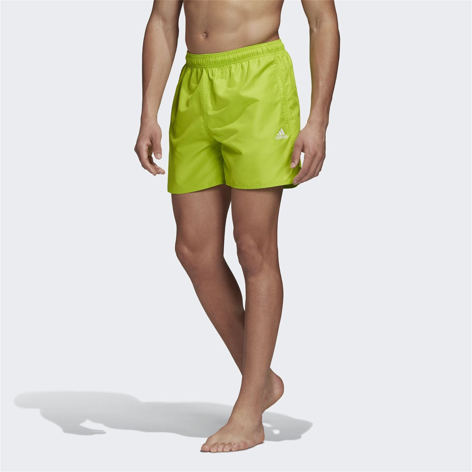 adidas CLX Solid Swim Shorts - Green - ViaductClothing -  -  