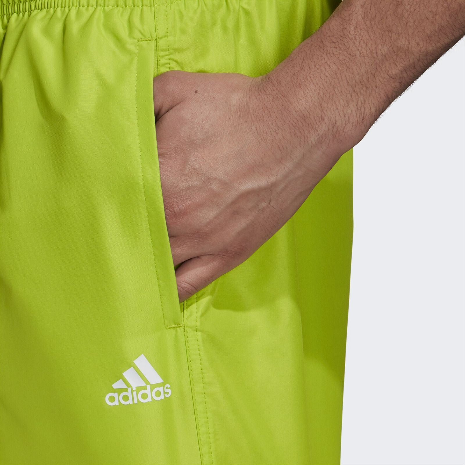 adidas CLX Solid Swim Shorts - Green - ViaductClothing -  -  