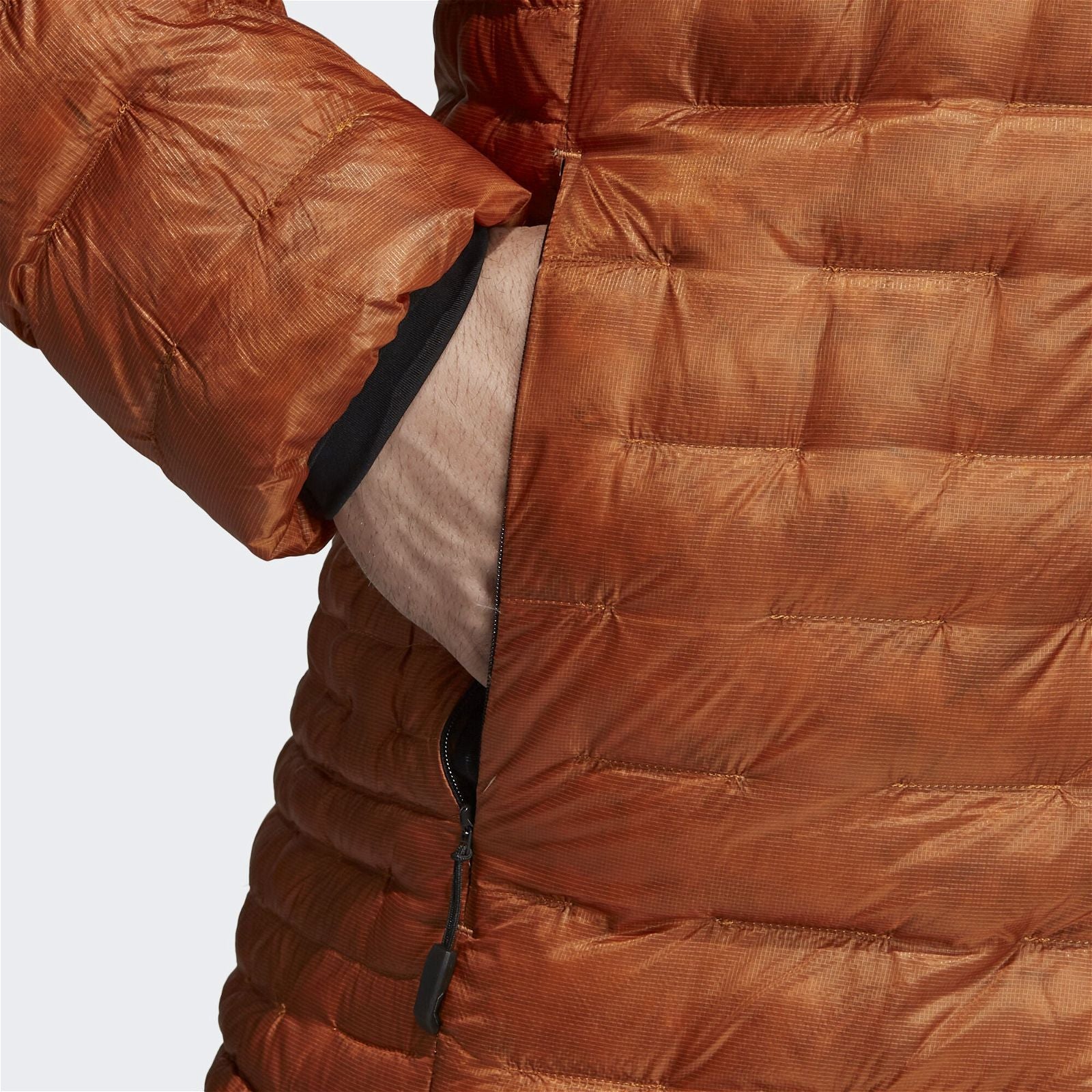 adidas Climaheat Padded Down Jacket - Orange - ViaductClothing -  -  