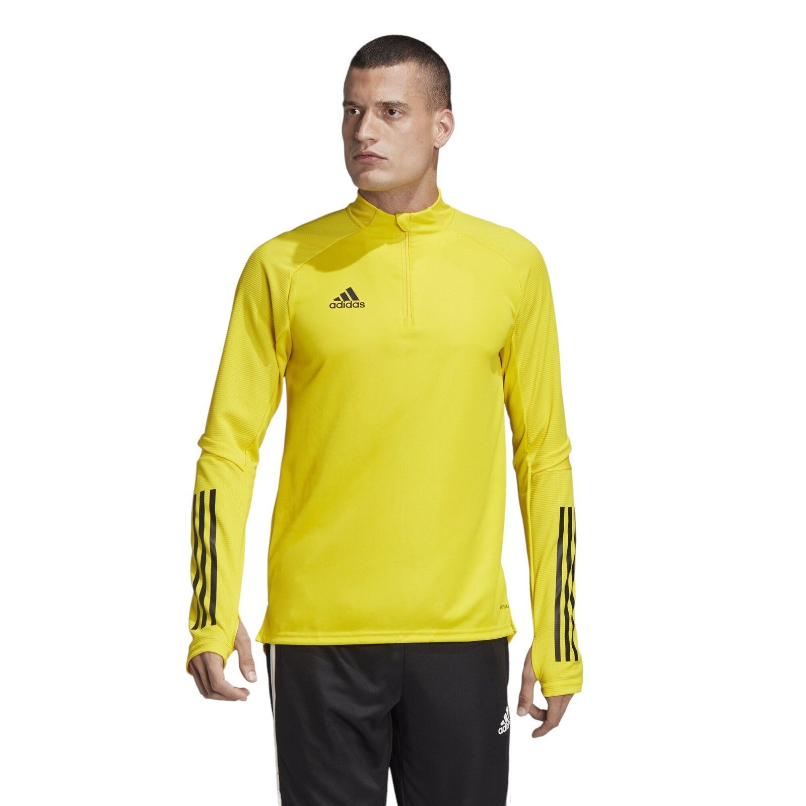 adidas Condivo 20 Football Training Top - Yellow - ViaductClothing -  -  