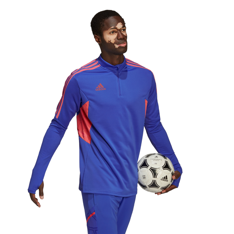 adidas Condivo 22 Predator Training Top Hi Res Blue H60031 ViaductClothing