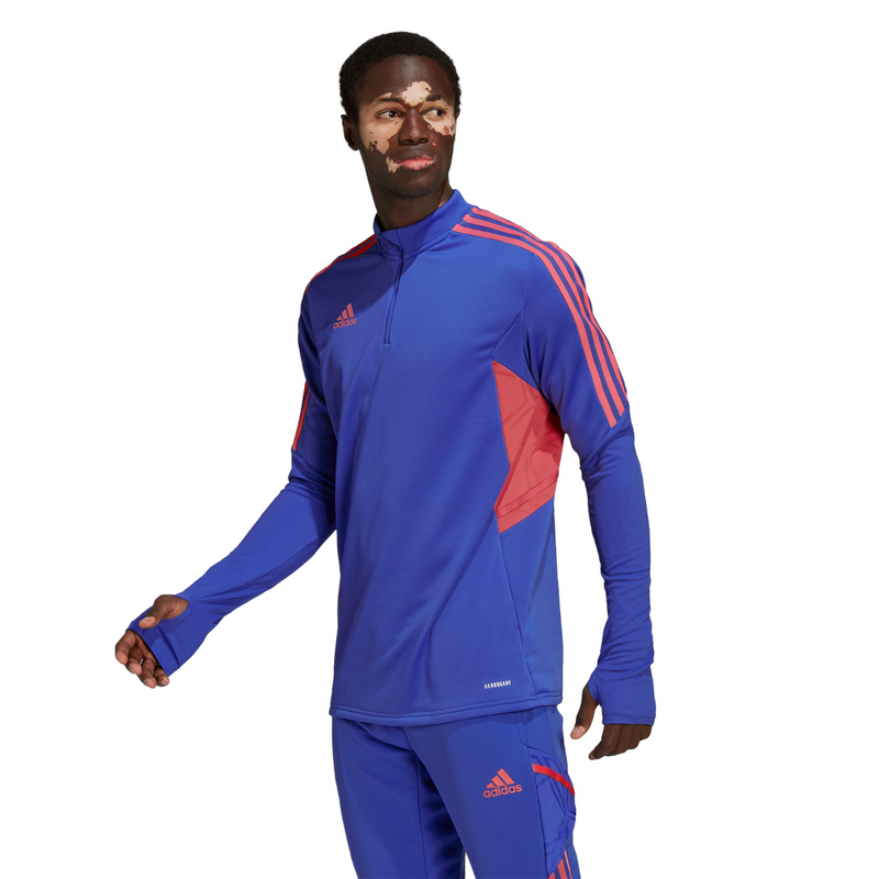 adidas Condivo 22 Predator Training Top Hi Res Blue H60031 ViaductClothing