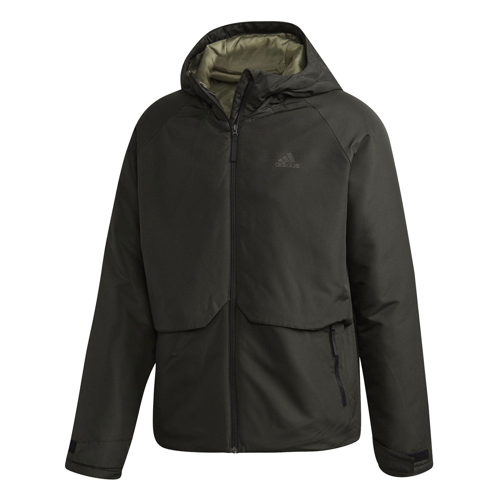 adidas DP Insulated Hooded Winter Jacket - Green - ViaductClothing -  -  