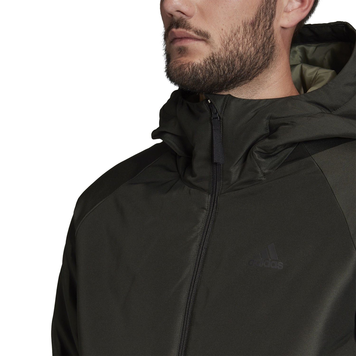 adidas DP Insulated Hooded Winter Jacket - Green - ViaductClothing -  -  