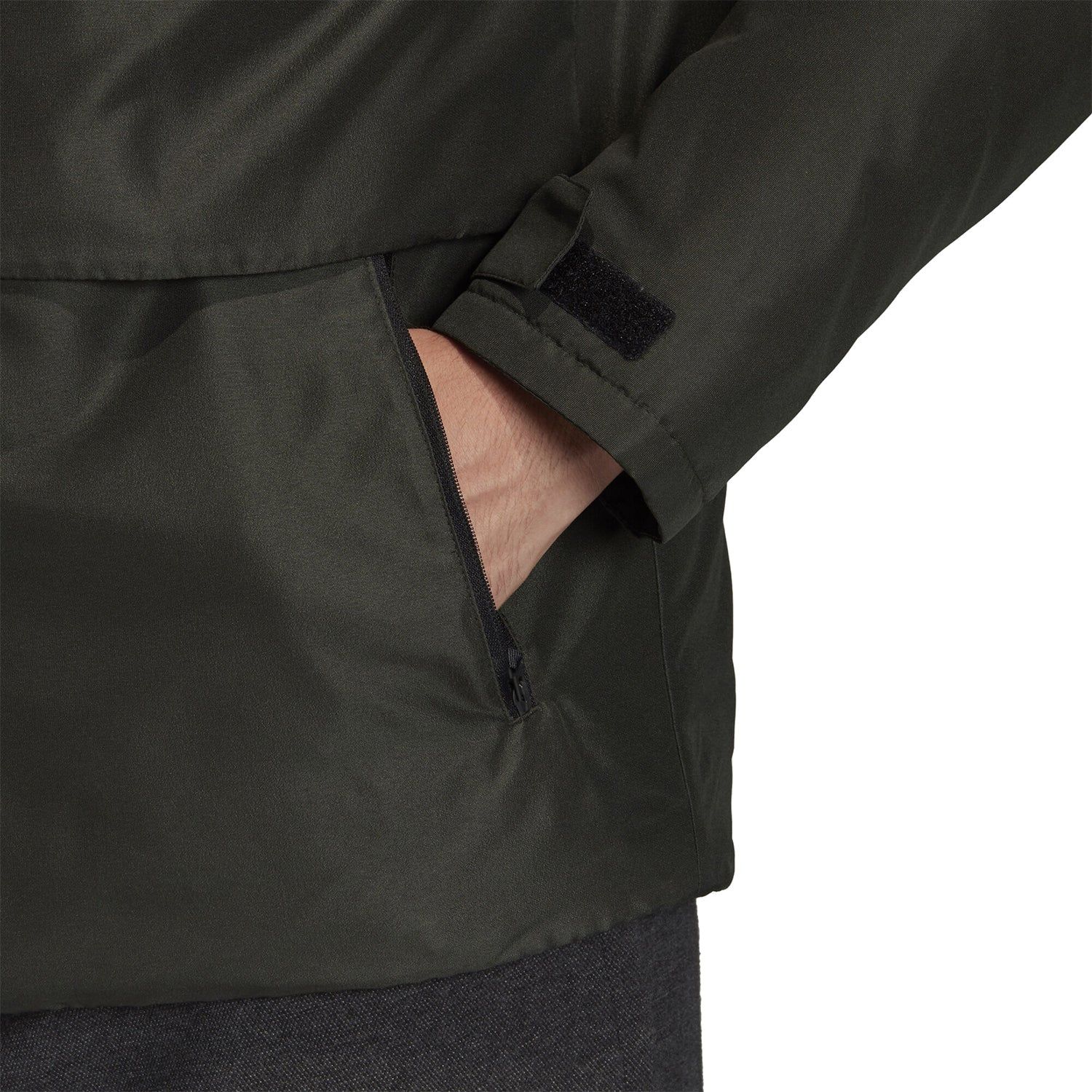 adidas DP Insulated Hooded Winter Jacket - Green - ViaductClothing -  -  