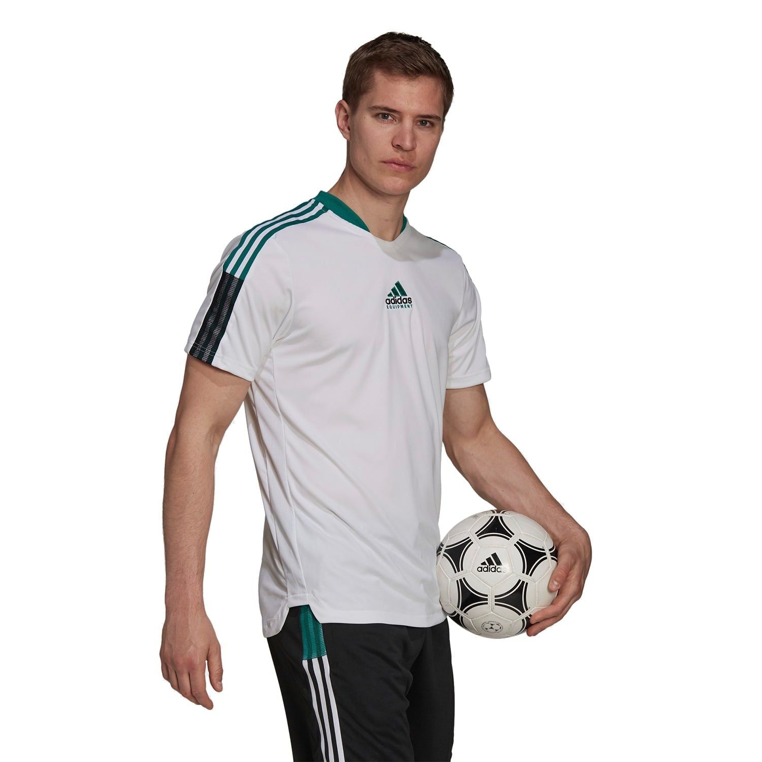 adidas Equipment EQT Tiro Football Jersey - White - ViaductClothing -  -  