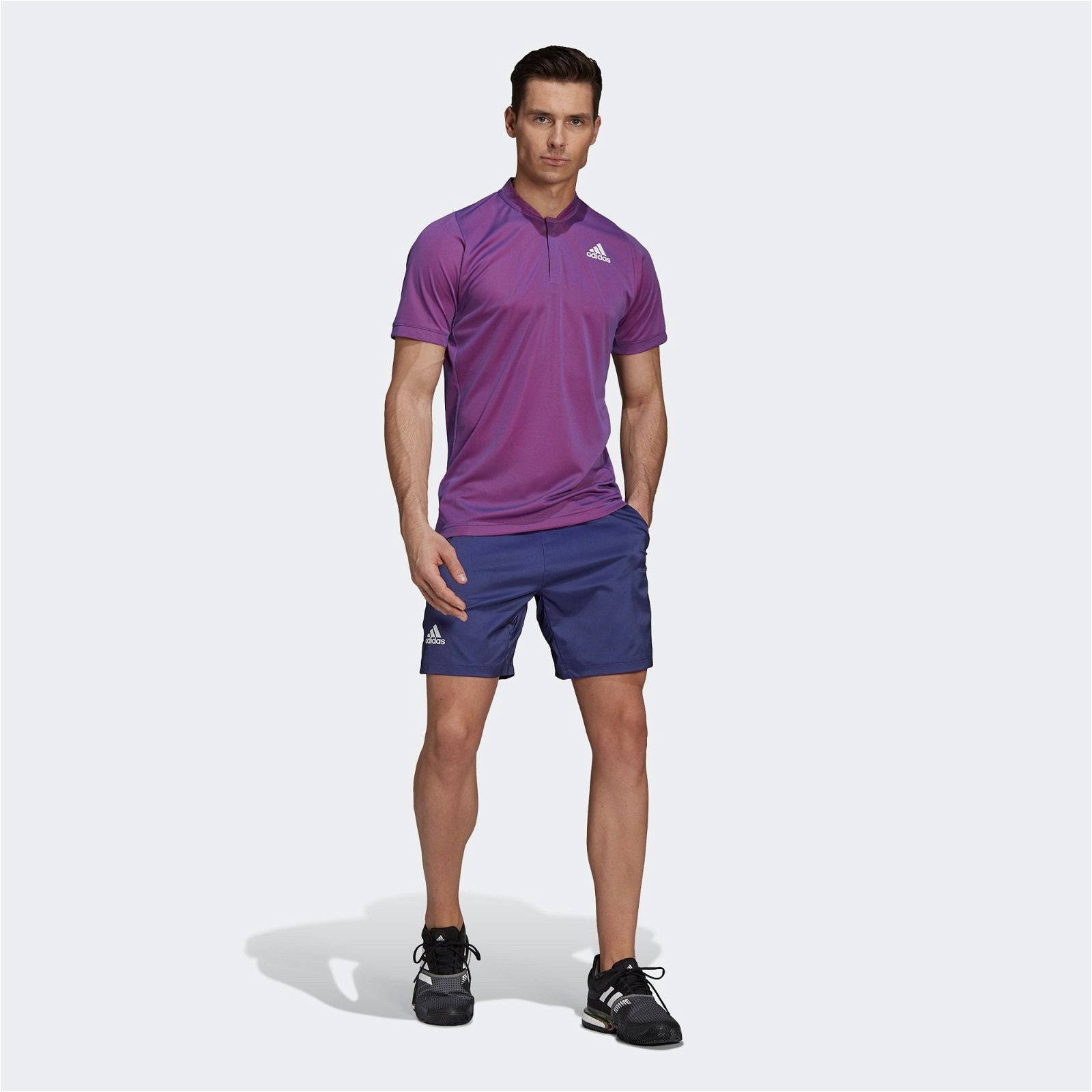 adidas Ergo Primeblue 7'' Tennis Short - Purple - ViaductClothing -  -  