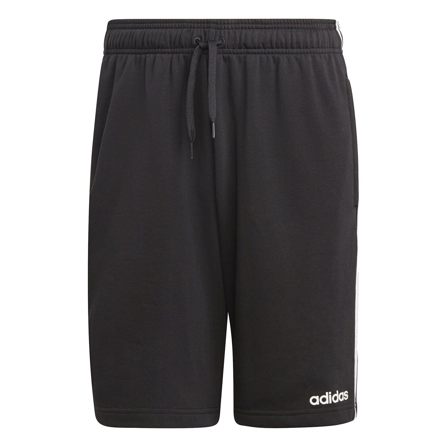adidas Essentials 3-Stripes French Terry Shorts - Black - ViaductClothing -  -  