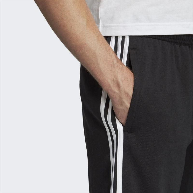adidas Essentials 3-Stripes French Terry Shorts - Black - ViaductClothing -  -  