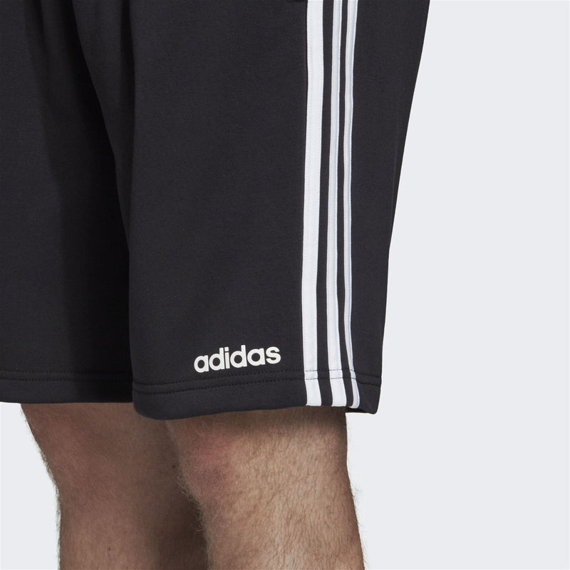 adidas Essentials 3-Stripes French Terry Shorts - Black - ViaductClothing -  -  