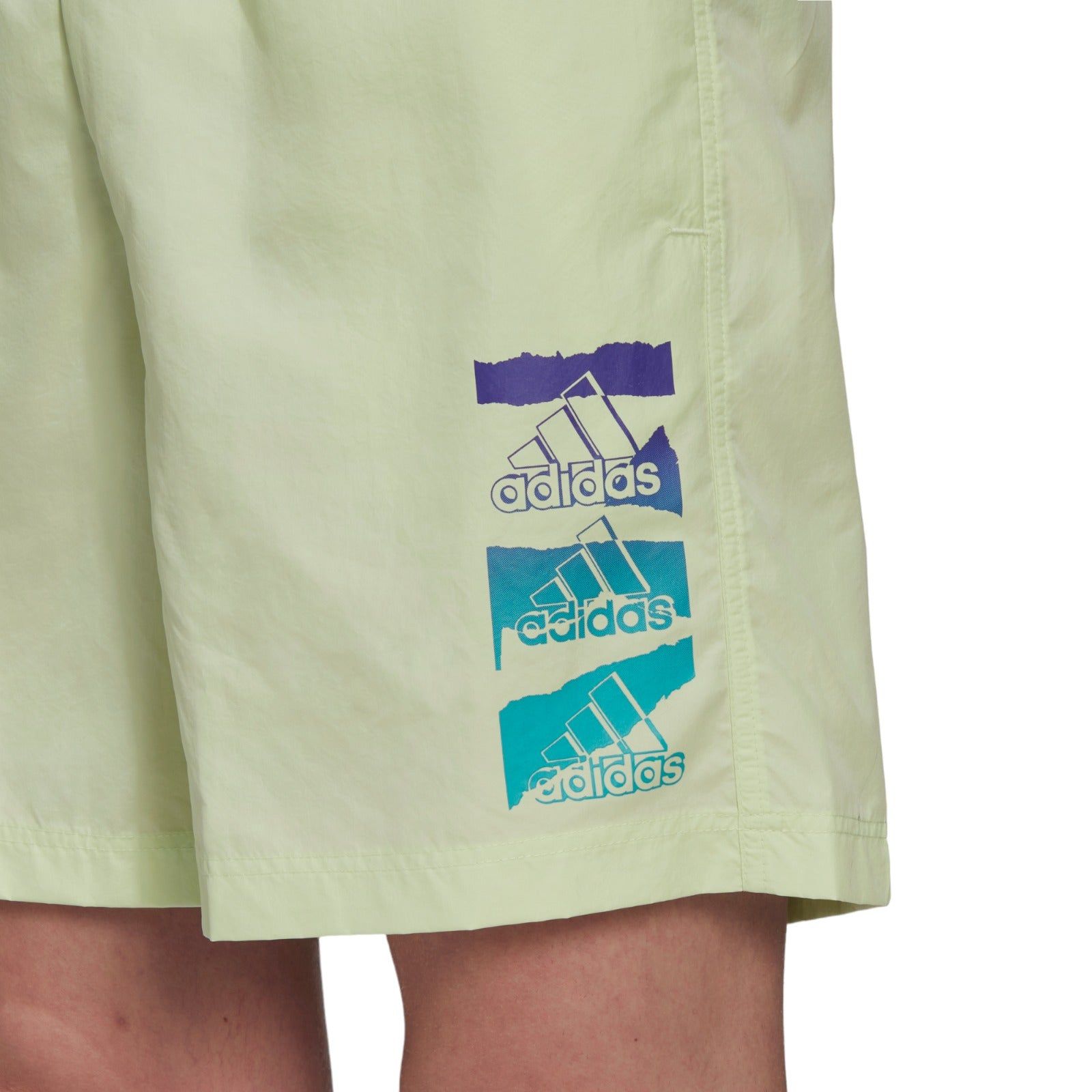 adidas Essentials BrandLove Chelsea Woven Shorts - Green - ViaductClothing -  -  