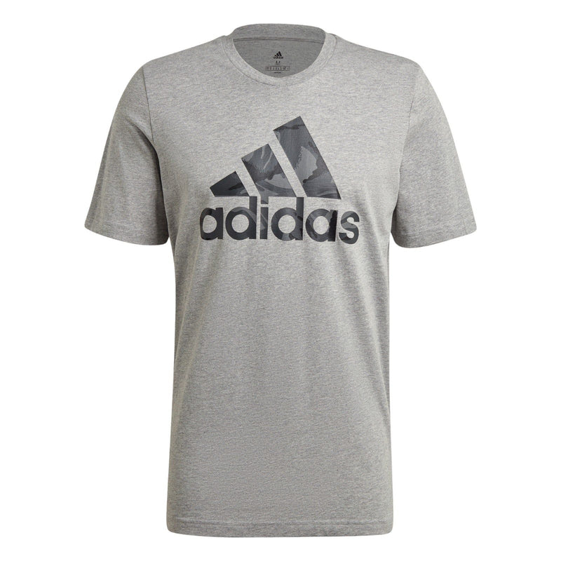 adidas Essentials Camouflage Print T-Shirt - Grey - ViaductClothing -  -  