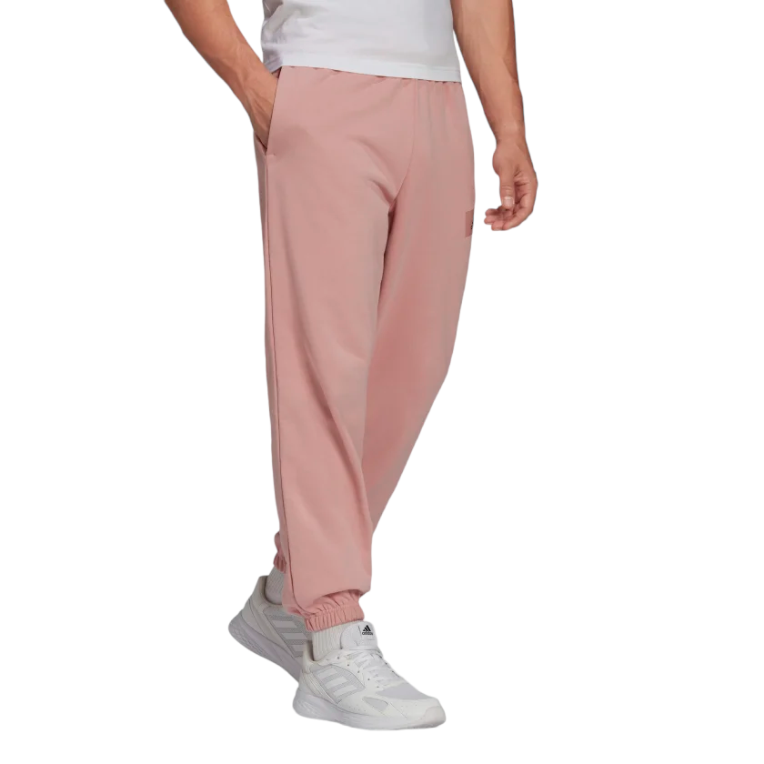 adidas Essentials FeelVivid Cotton French Terry Straight-Leg - Pink - ViaductClothing -  -  