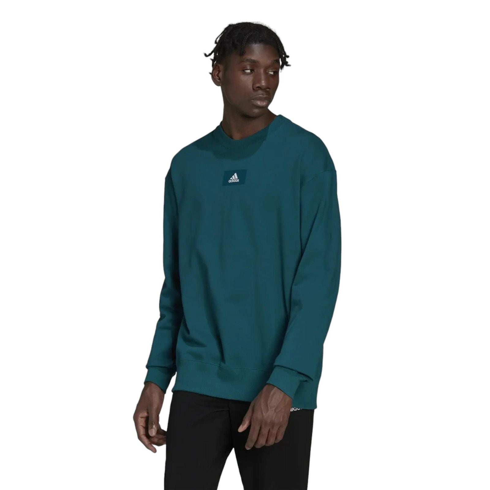 adidas Essentials FeelVivid Sportswear Sweatshirt - Green - ViaductClothing -  -  