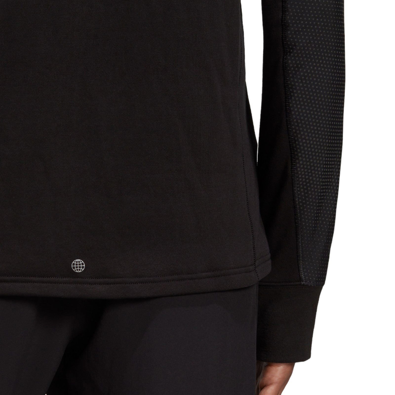 adidas Fast Reflective Crew Sweatshirt - Black - ViaductClothing -  -  