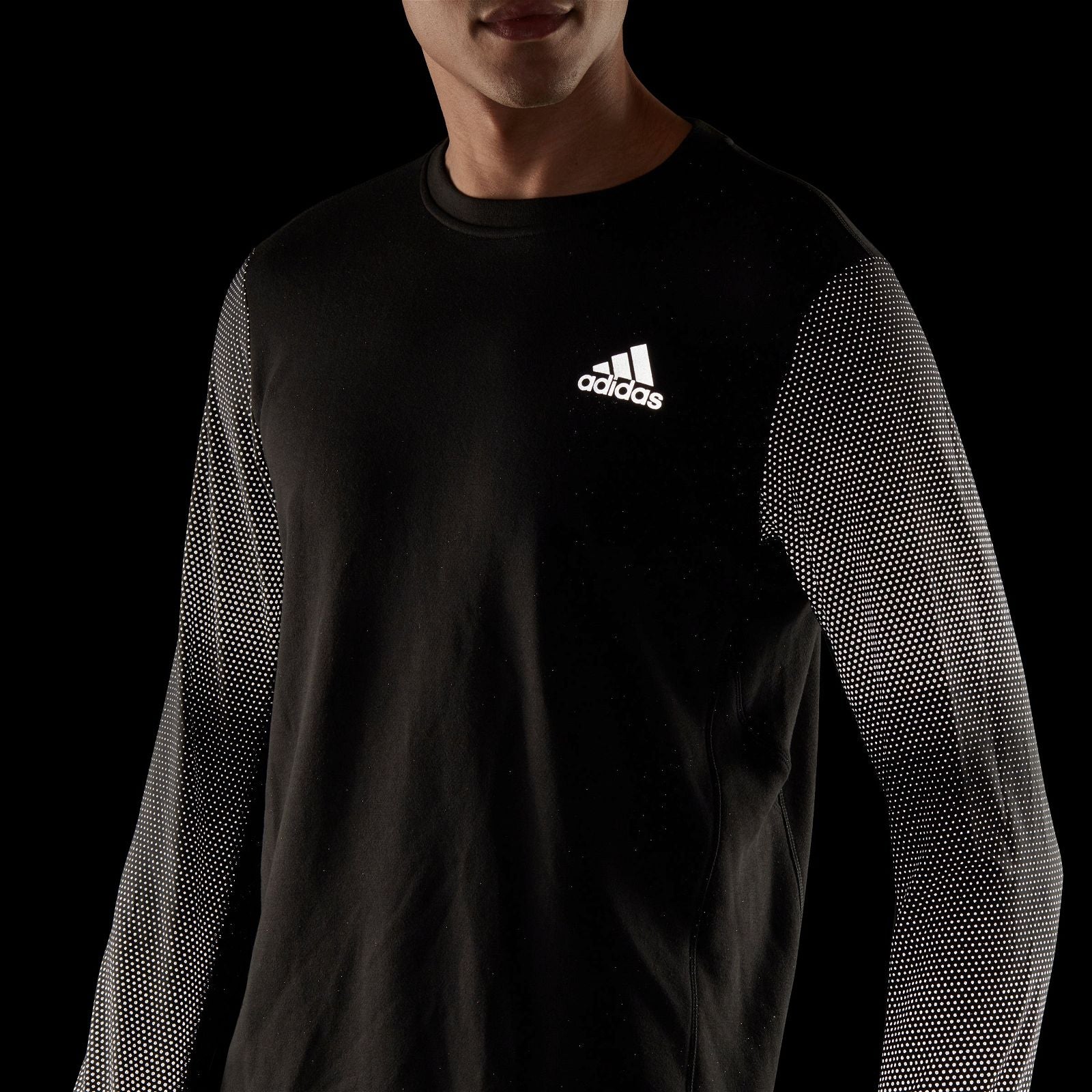 Reflective adidas sweater best sale