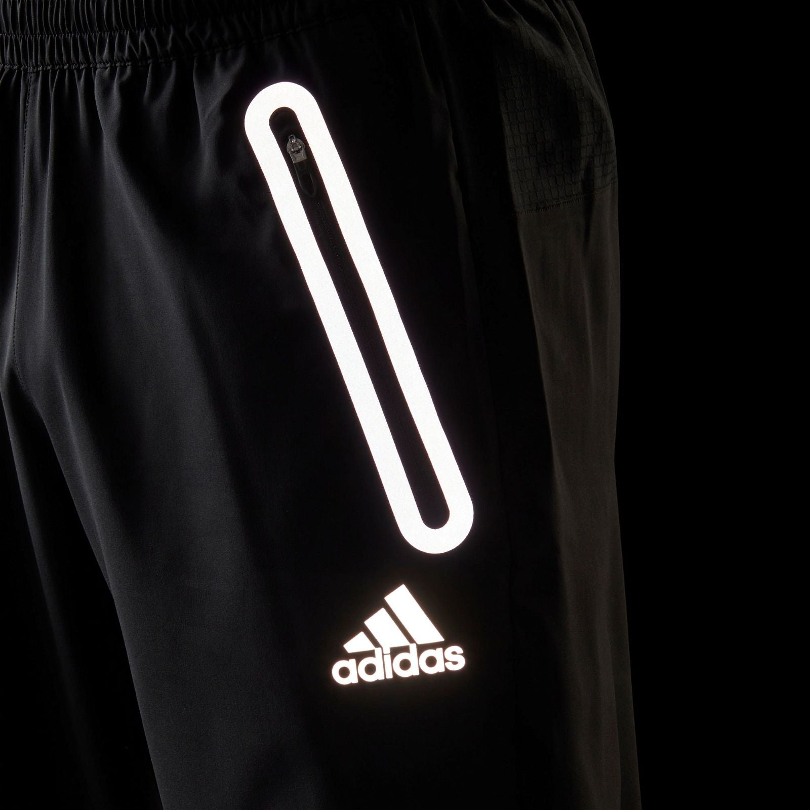adidas Fast Reflective Pants - Black - ViaductClothing -  -  
