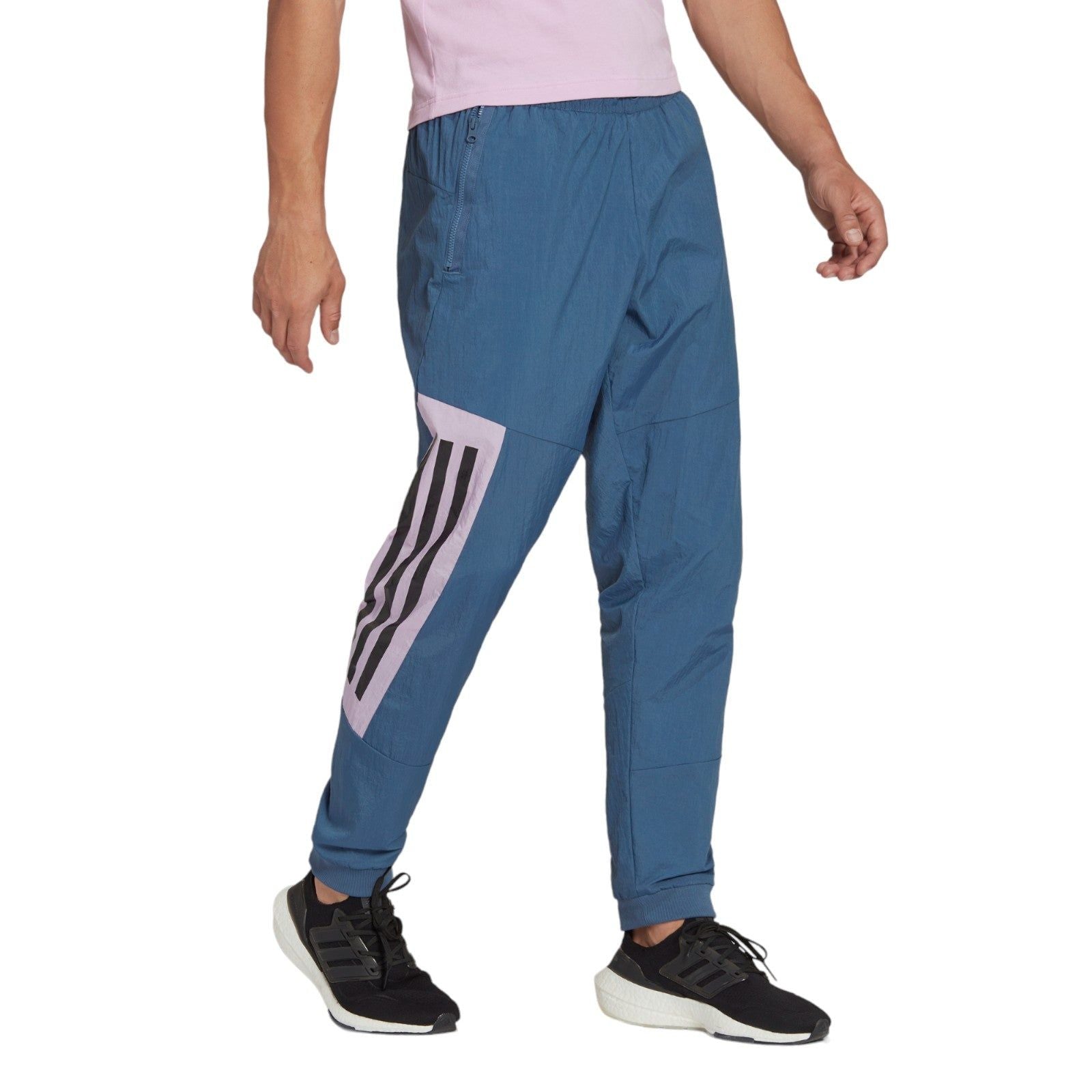 adidas Future Icons 3-Stripes Woven Bottoms - Wonder Steel - ViaductClothing -  -  