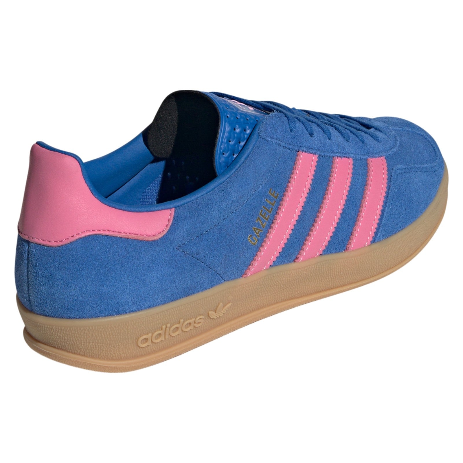 adidas Originals Gazelle Indoor Shoes - Blue / Bliss Pink / Gum