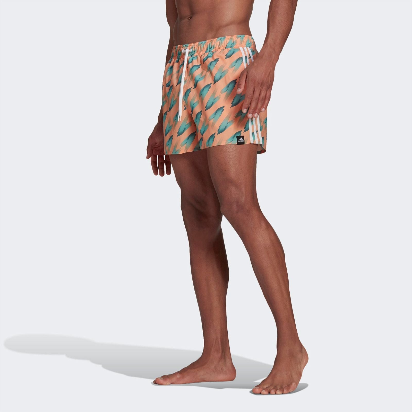 adidas Graphic Swim Shorts - Screaming Orange - ViaductClothing -  -  