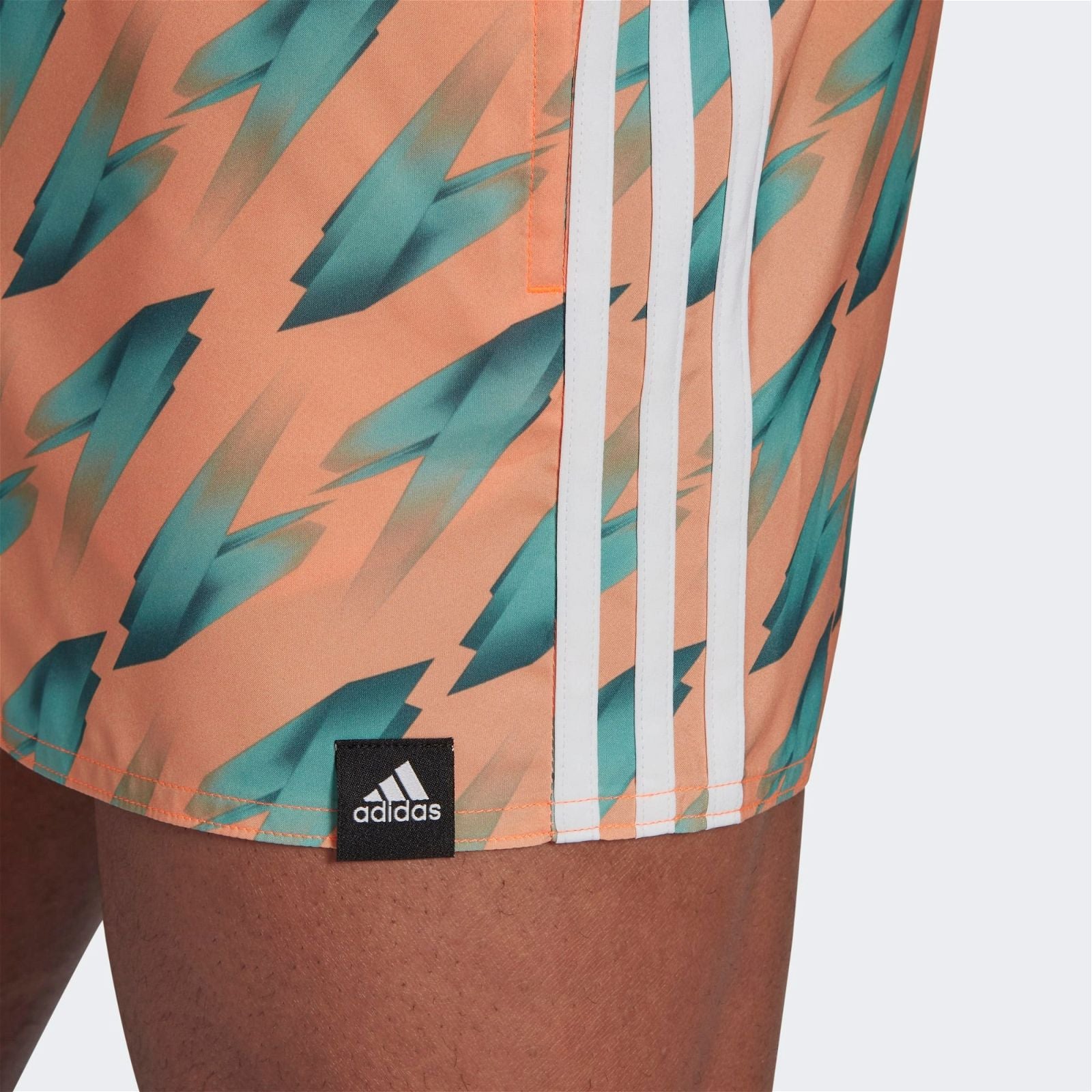 adidas Graphic Swim Shorts - Screaming Orange - ViaductClothing -  -  