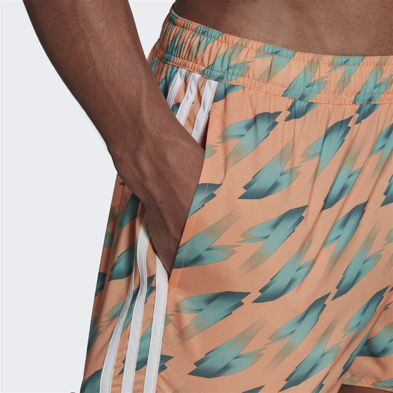 adidas Graphic Swim Shorts - Screaming Orange - ViaductClothing -  -  