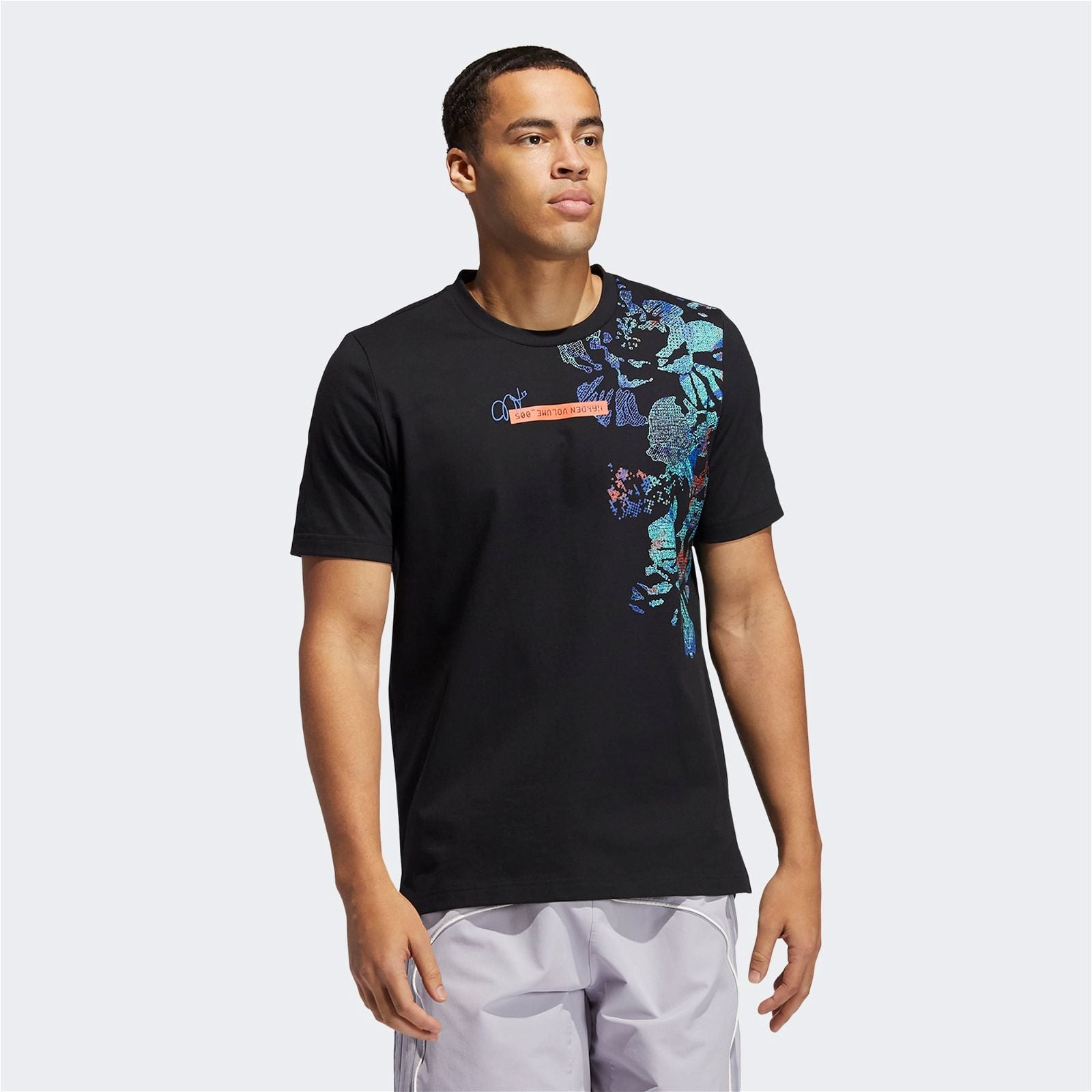 adidas Harden Vol. 5 Tee - Black - ViaductClothing -  -  