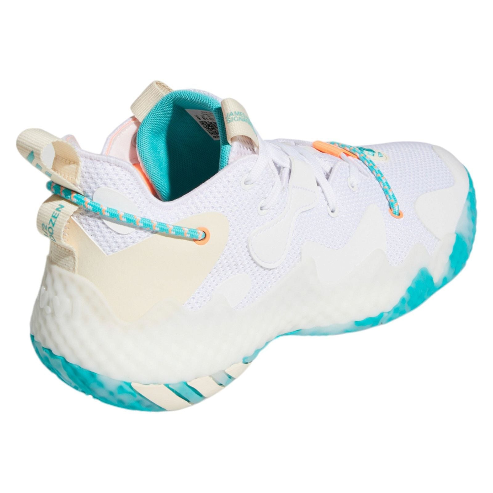 adidas Harden Vol. 6 The Bahamas Basketball Shoes - White - ViaductClothing -  -  