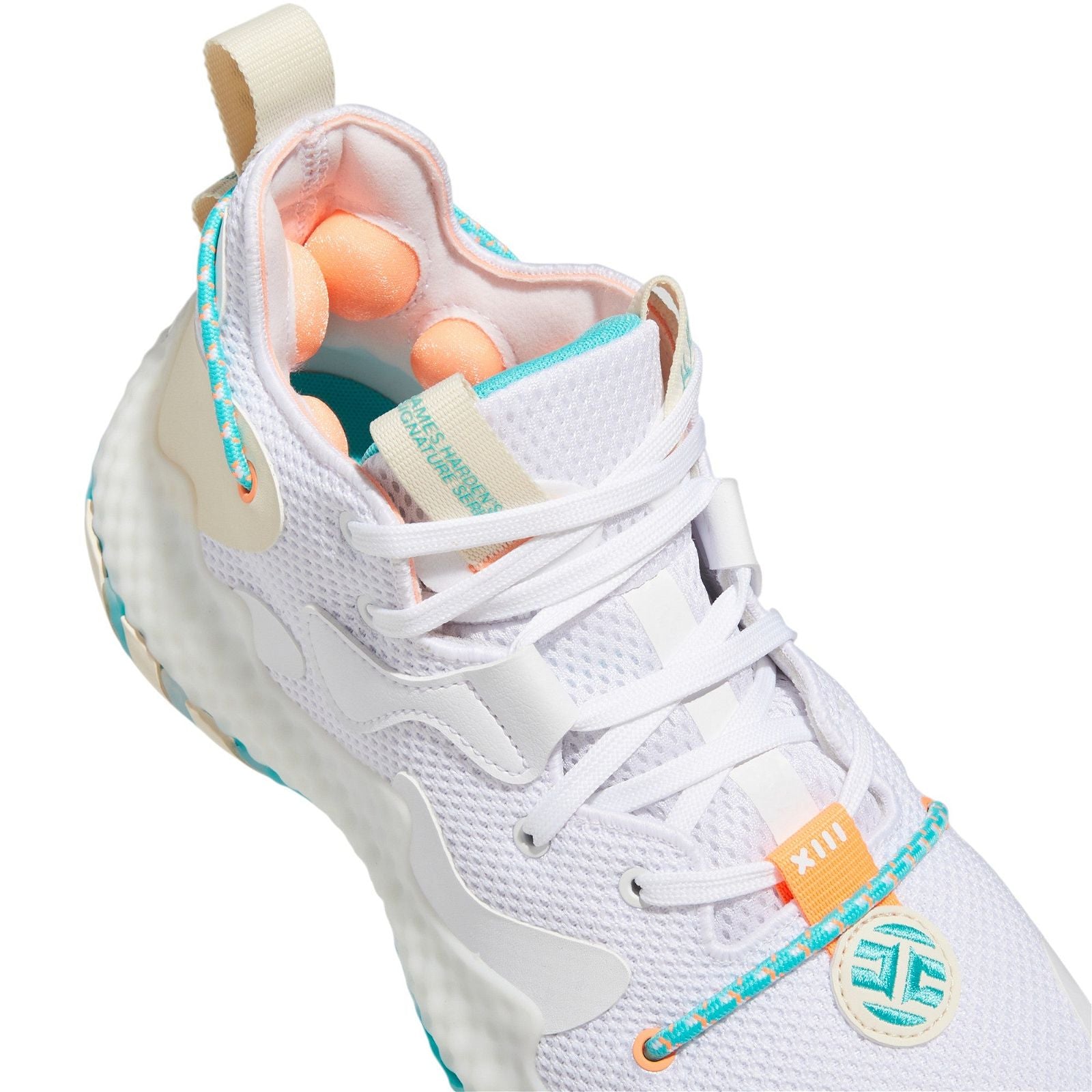 adidas Harden Vol. 6 The Bahamas Basketball Shoes - White - ViaductClothing -  -  