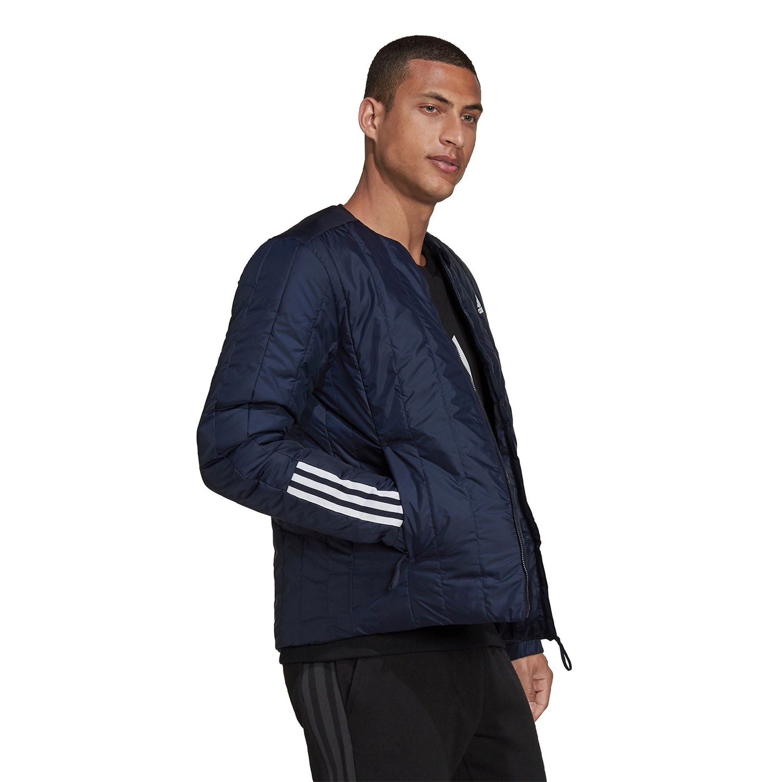 adidas Itavic 3-Stripes Light Jacket - Navy - ViaductClothing -  -  