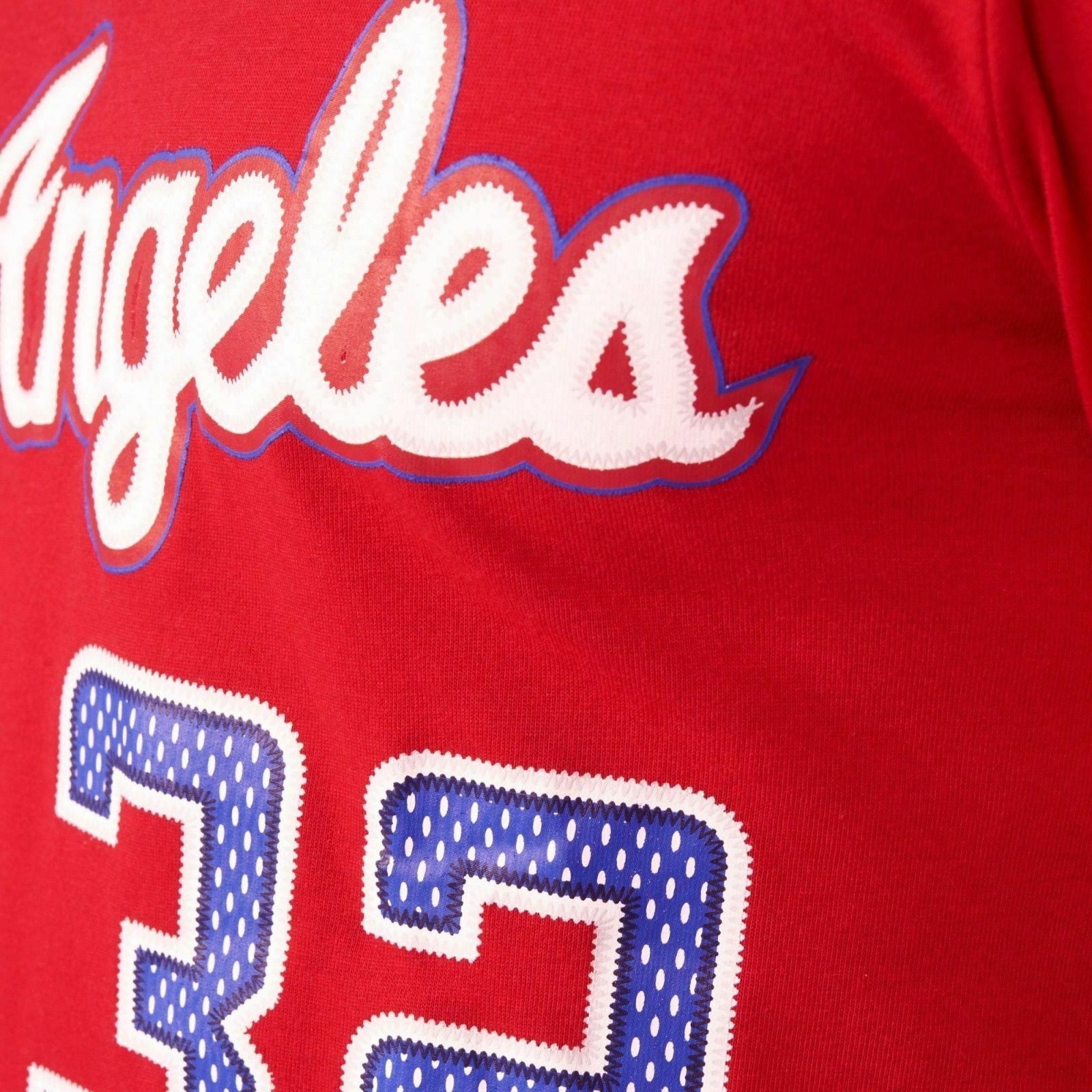 adidas LA Clippers Game Time T Shirt - Red - ViaductClothing -  -  