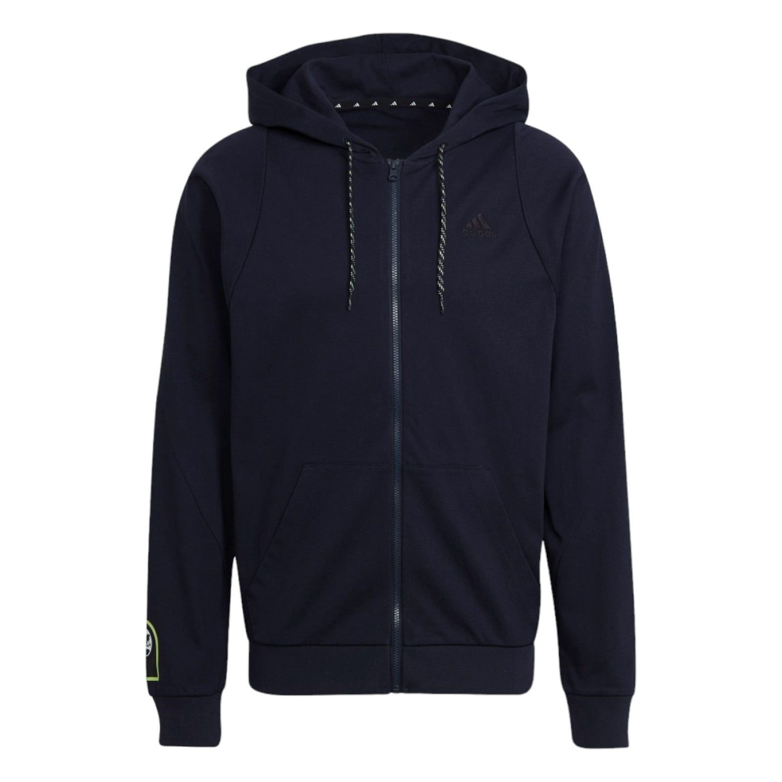 adidas Lightweight AEROREADY Summer Full-Zip Hoodie - Navy - ViaductClothing -  -  